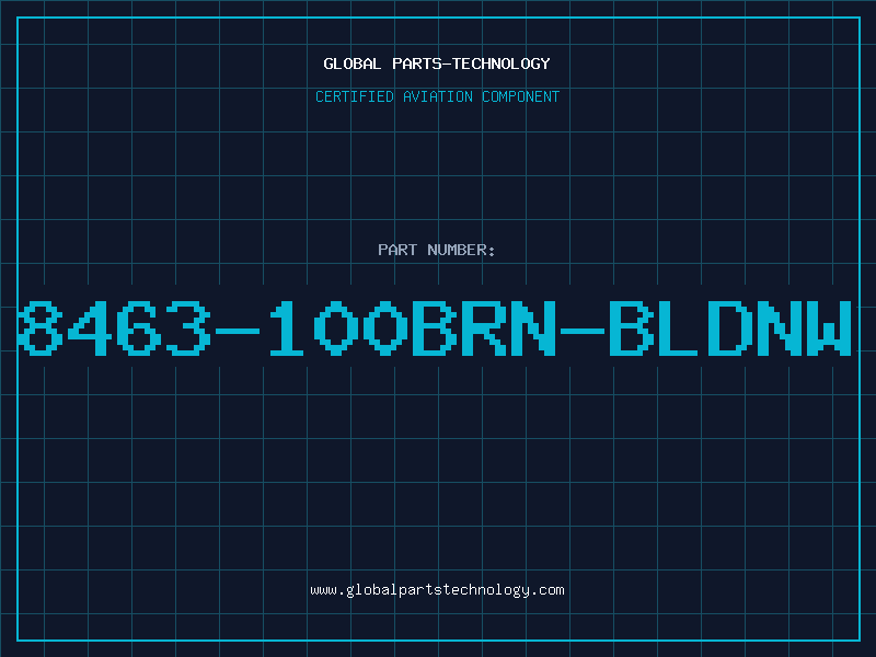 Aviation Part 8463-100BRN-BLDNW