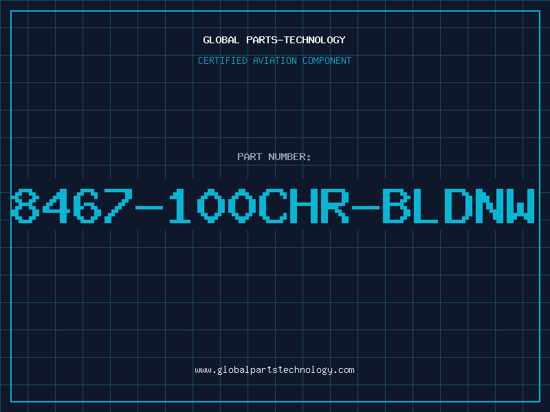 Aviation Part 8467-100CHR-BLDNW