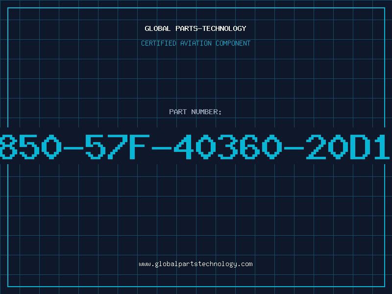 Aviation Part 850-57F-40360-20D1