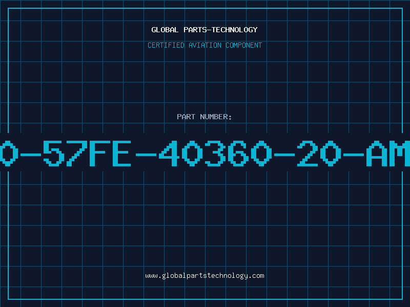 Aviation Part 850-57FE-40360-20-AMSP