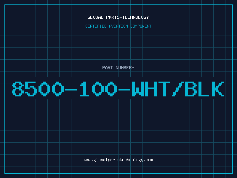 Aviation Part 8500-100-WHT/BLK