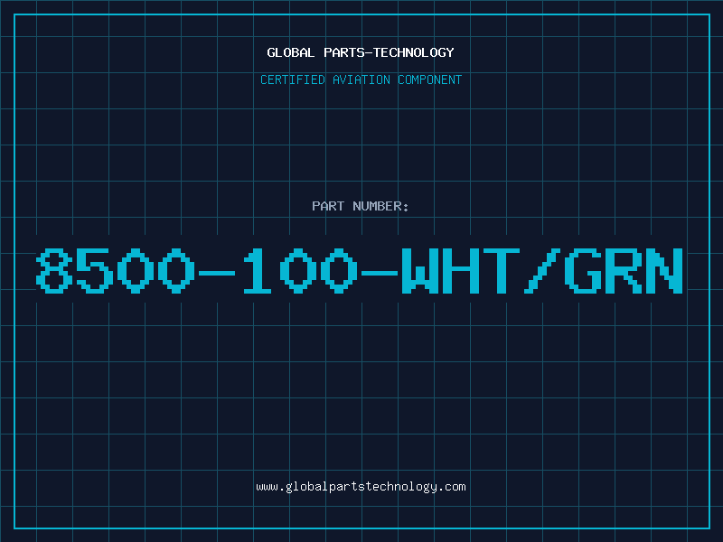 Aviation Part 8500-100-WHT/GRN