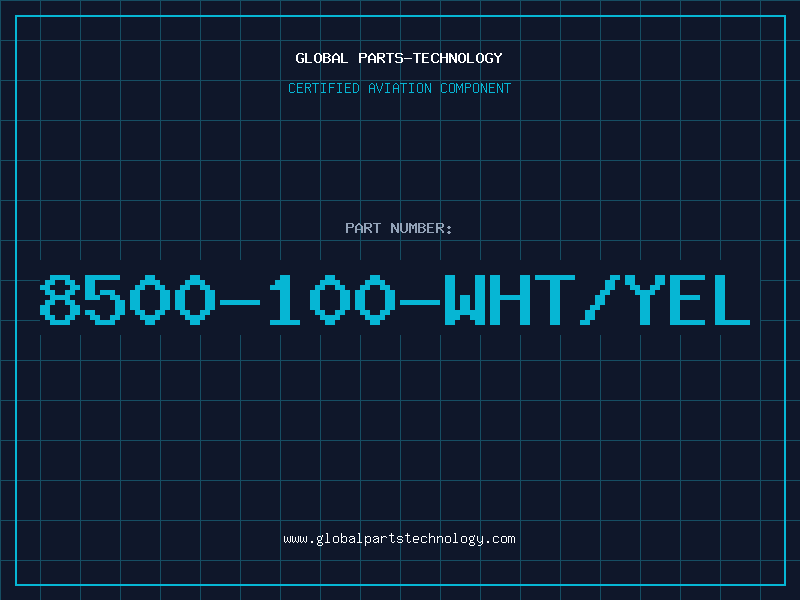 Aviation Part 8500-100-WHT/YEL