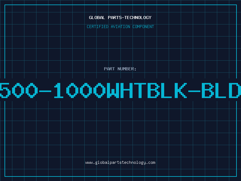 Aviation Part 8500-1000WHTBLK-BLDN