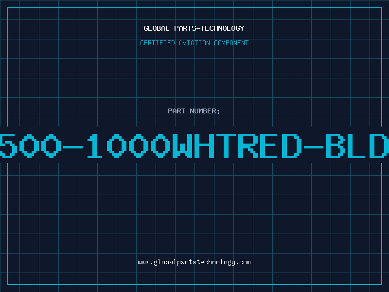 Aviation Part 8500-1000WHTRED-BLDN