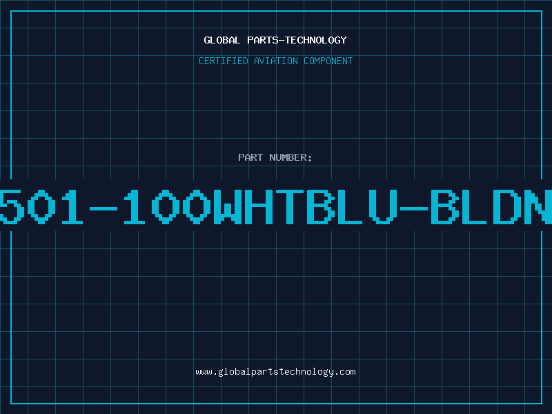 Aviation Part 8501-100WHTBLU-BLDNW