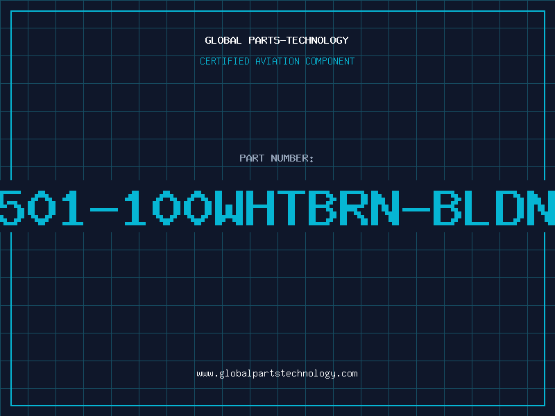 Aviation Part 8501-100WHTBRN-BLDNW