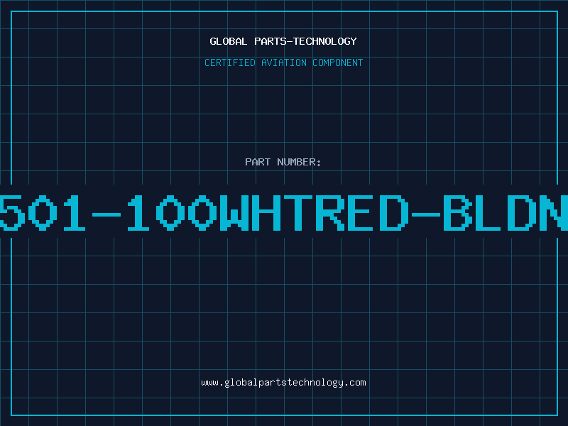 Aviation Part 8501-100WHTRED-BLDNW