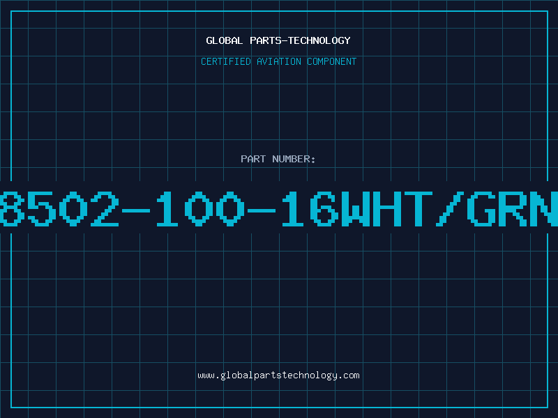 Aviation Part 8502-100-16WHT/GRN