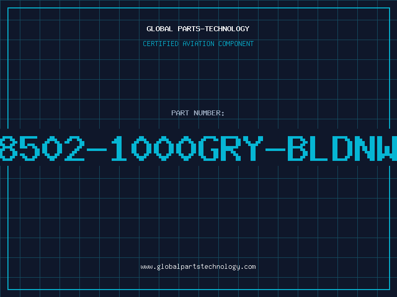 Aviation Part 8502-1000GRY-BLDNW