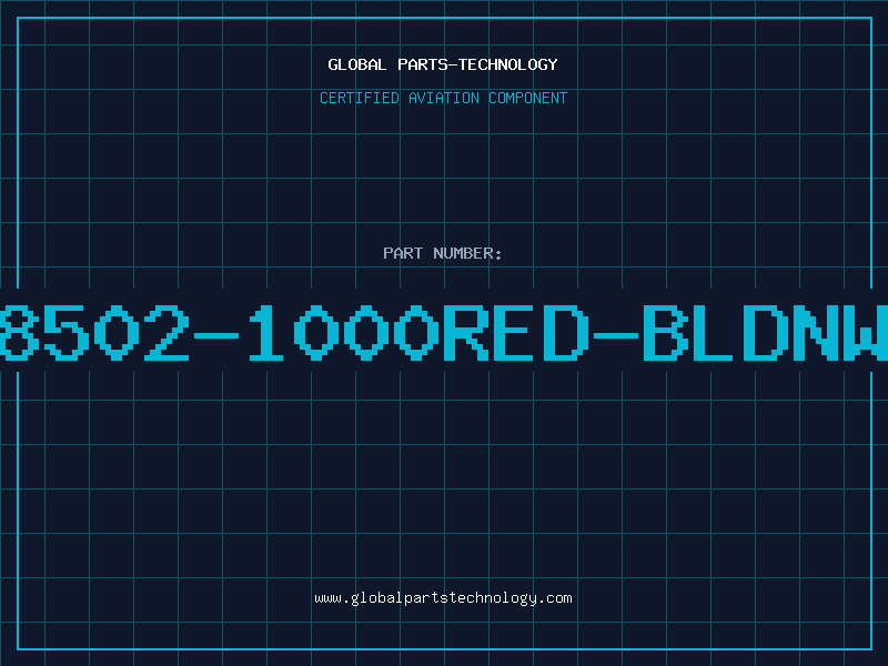 Aviation Part 8502-1000RED-BLDNW