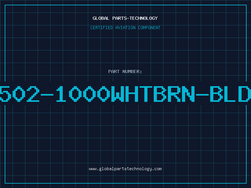 Aviation Part 8502-1000WHTBRN-BLDN