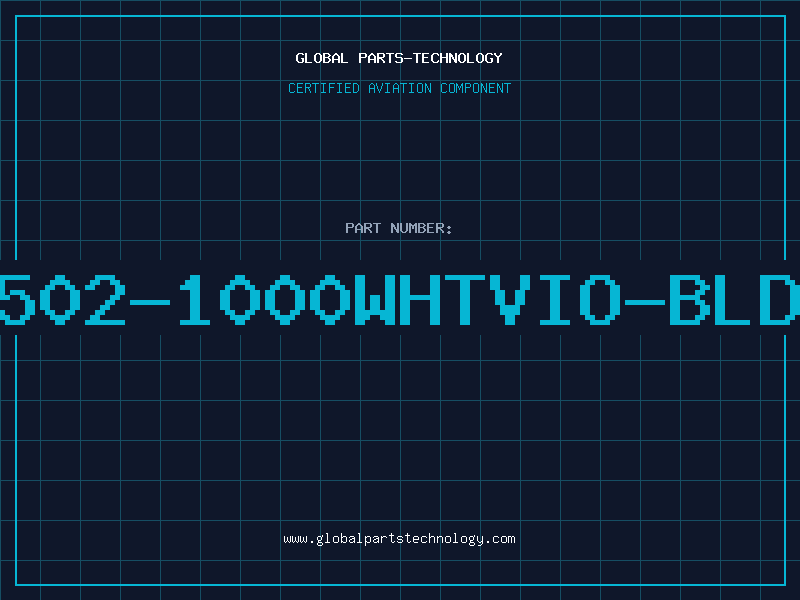 Aviation Part 8502-1000WHTVIO-BLDN