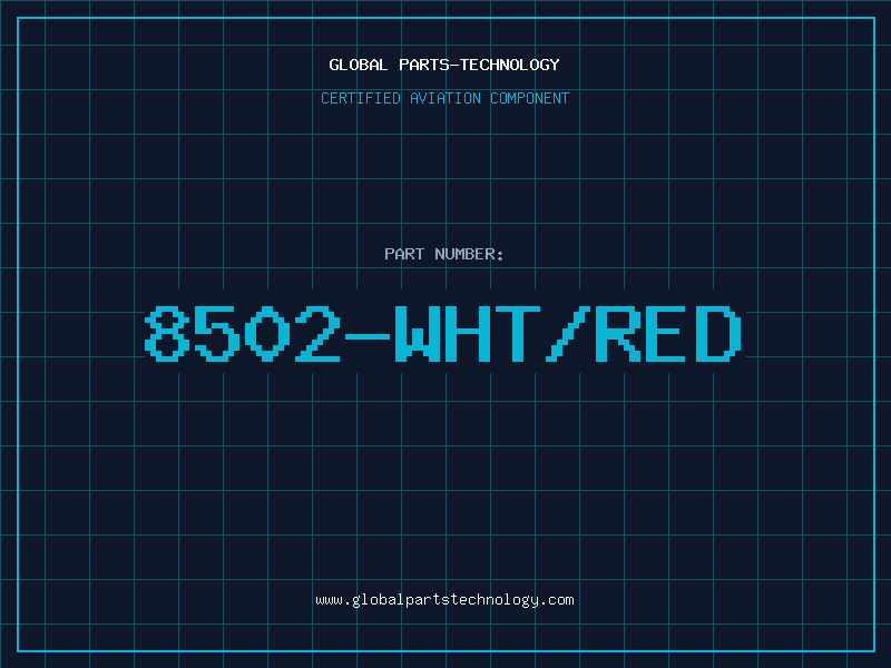 Aviation Part 8502-WHT/RED