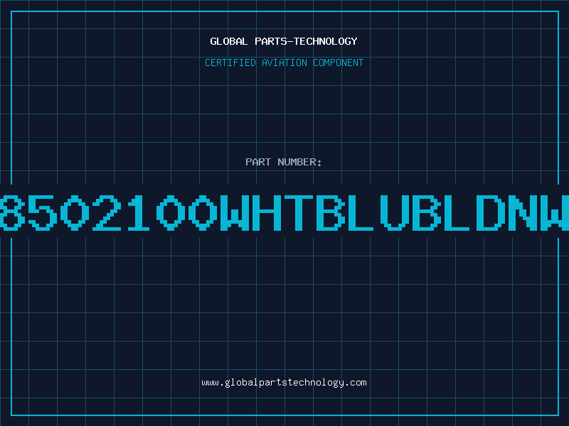 Aviation Part 8502100WHTBLUBLDNW