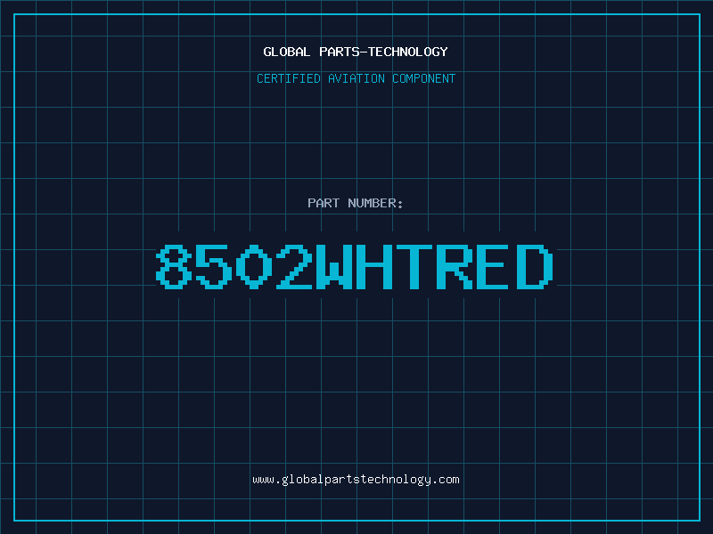 Aviation Part 8502WHTRED