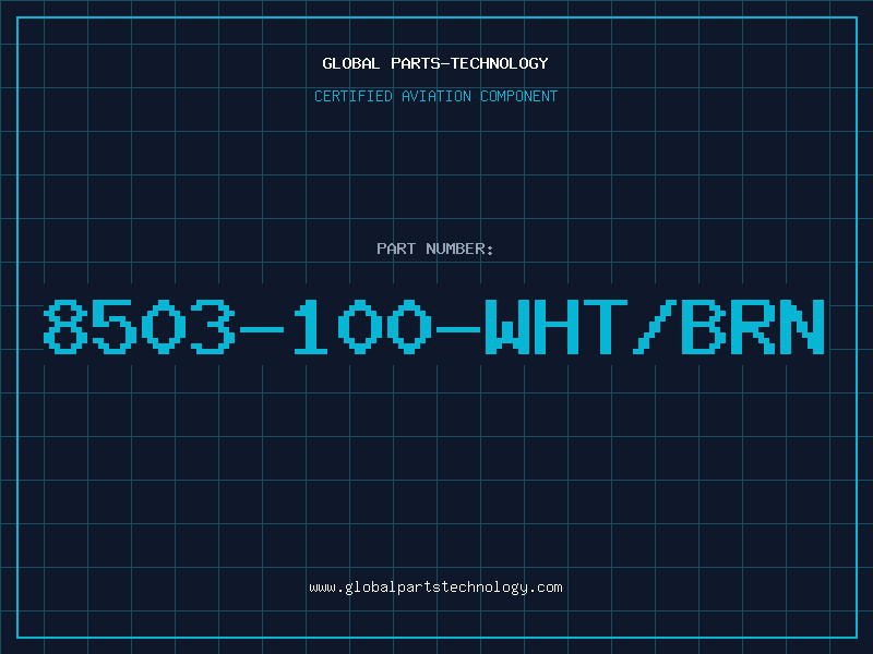 Aviation Part 8503-100-WHT/BRN