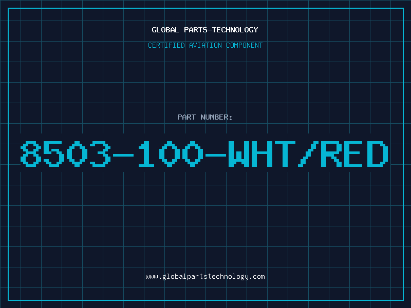 Aviation Part 8503-100-WHT/RED