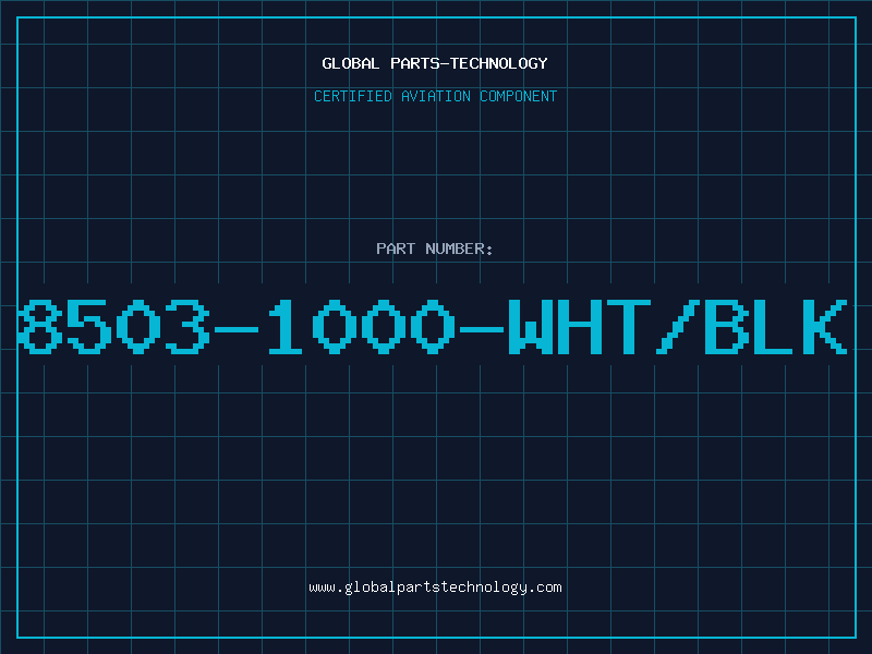 Aviation Part 8503-1000-WHT/BLK