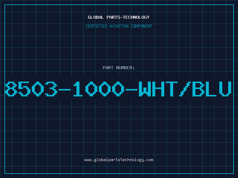 Aviation Part 8503-1000-WHT/BLU