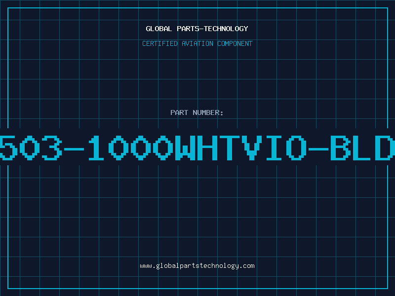 Aviation Part 8503-1000WHTVIO-BLDN
