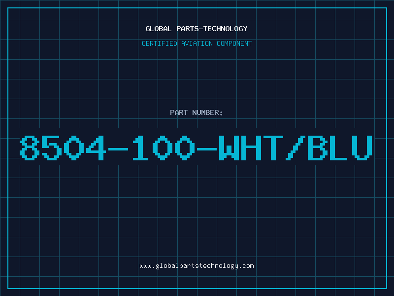 Aviation Part 8504-100-WHT/BLU