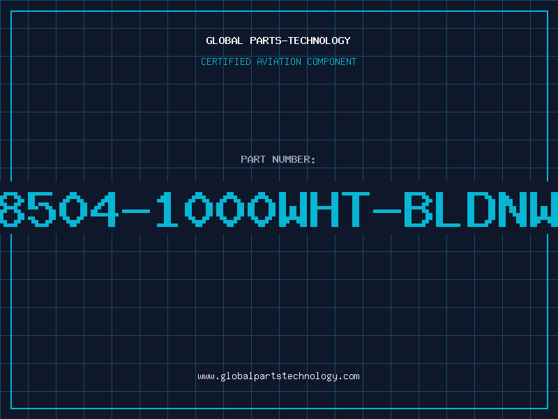 Aviation Part 8504-1000WHT-BLDNW