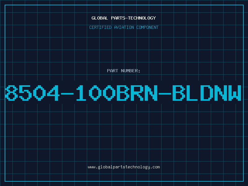 Aviation Part 8504-100BRN-BLDNW