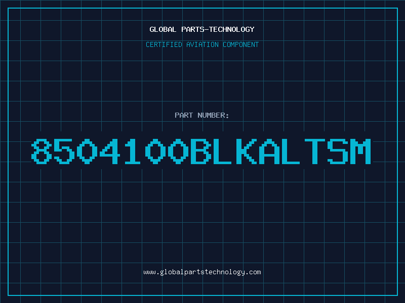 Aviation Part 8504100BLKALTSM