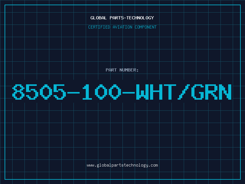 Aviation Part 8505-100-WHT/GRN