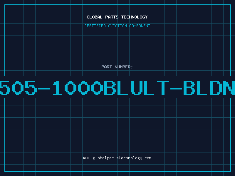 Aviation Part 8505-1000BLULT-BLDNW