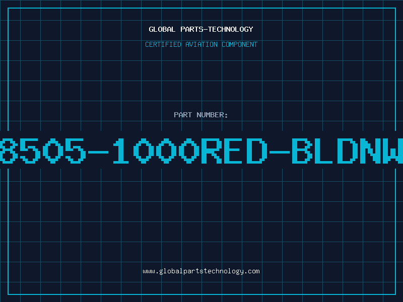 Aviation Part 8505-1000RED-BLDNW