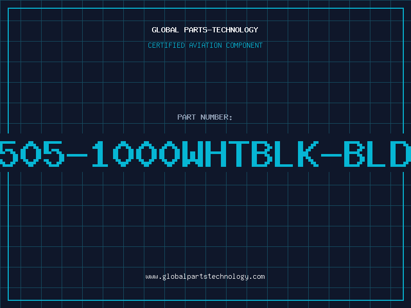 Aviation Part 8505-1000WHTBLK-BLDN