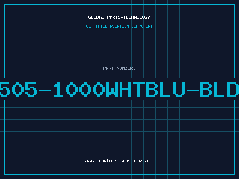 Aviation Part 8505-1000WHTBLU-BLDN