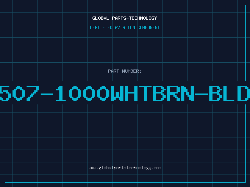 Aviation Part 8507-1000WHTBRN-BLDN