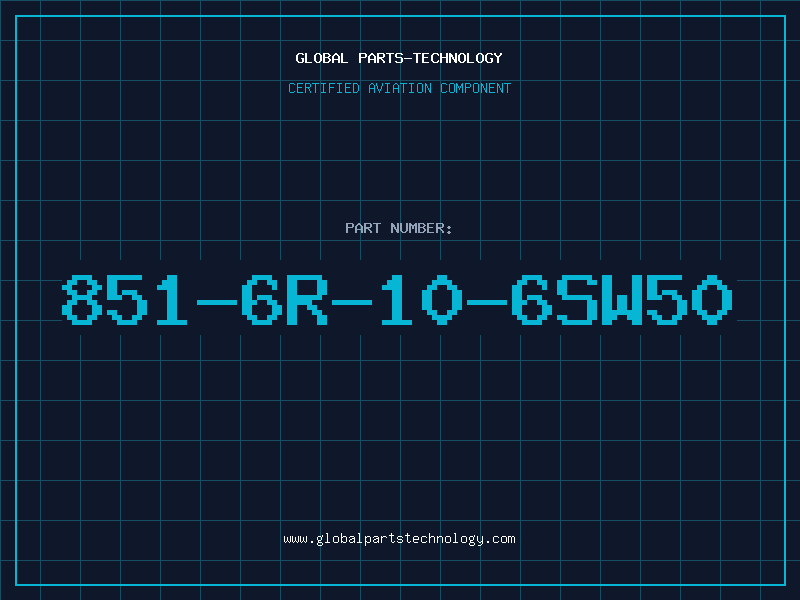 Aviation Part 851-6R-10-6SW50