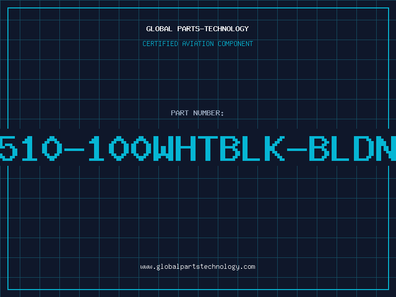 Aviation Part 8510-100WHTBLK-BLDNW