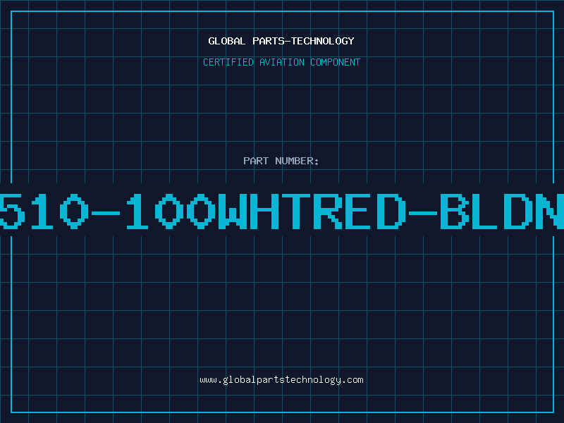 Aviation Part 8510-100WHTRED-BLDNW