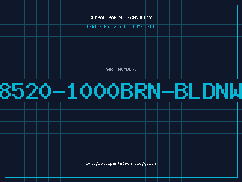 Aviation Part 8520-1000BRN-BLDNW