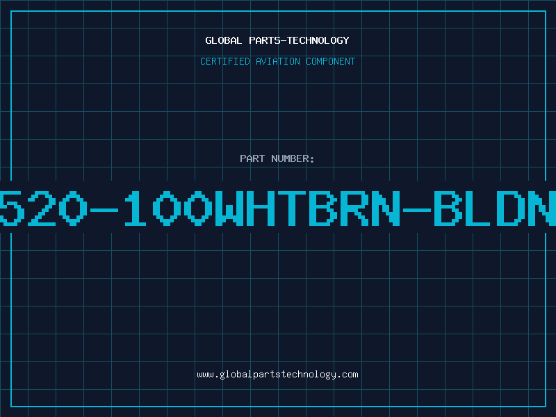 Aviation Part 8520-100WHTBRN-BLDNW