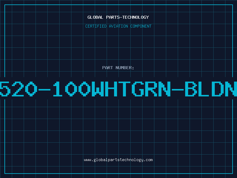 Aviation Part 8520-100WHTGRN-BLDNW