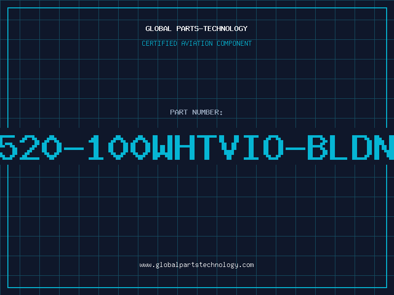 Aviation Part 8520-100WHTVIO-BLDNW