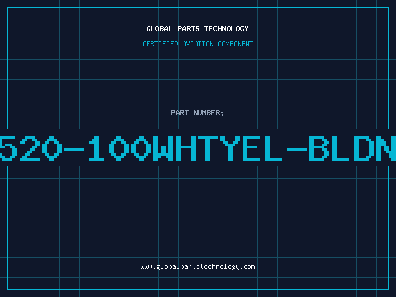 Aviation Part 8520-100WHTYEL-BLDNW