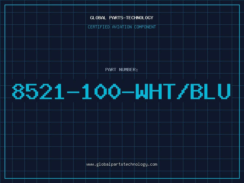 Aviation Part 8521-100-WHT/BLU