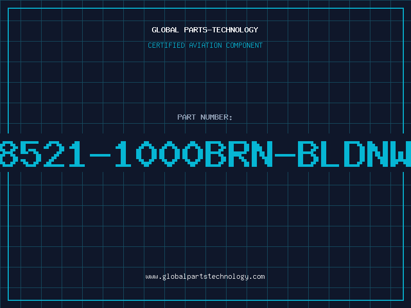 Aviation Part 8521-1000BRN-BLDNW