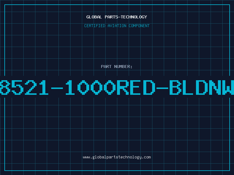 Aviation Part 8521-1000RED-BLDNW