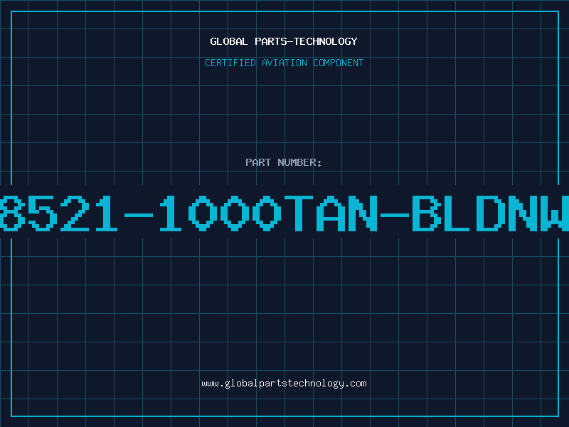 Aviation Part 8521-1000TAN-BLDNW