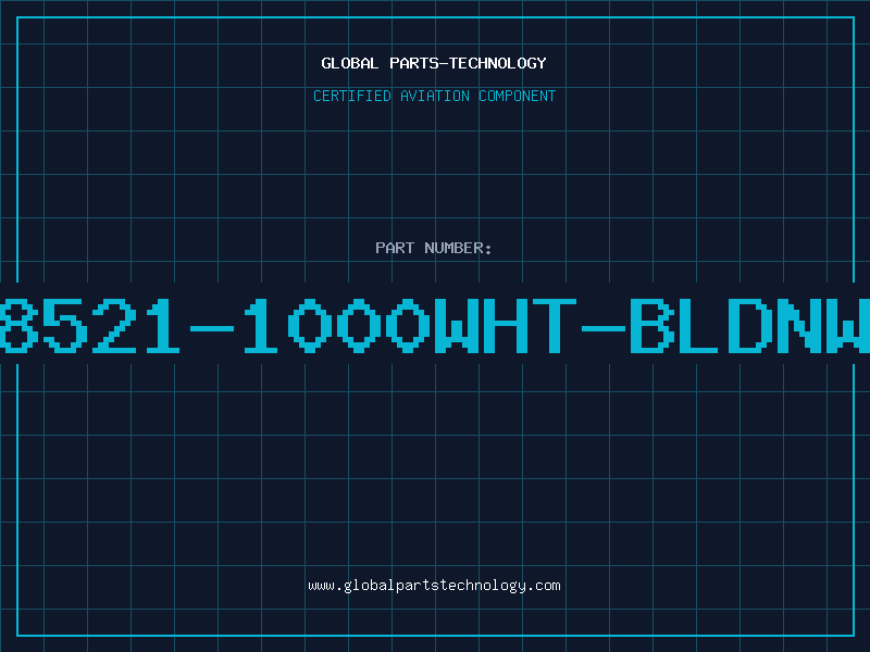 Aviation Part 8521-1000WHT-BLDNW