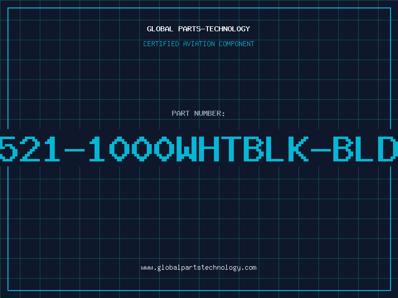 Aviation Part 8521-1000WHTBLK-BLDN