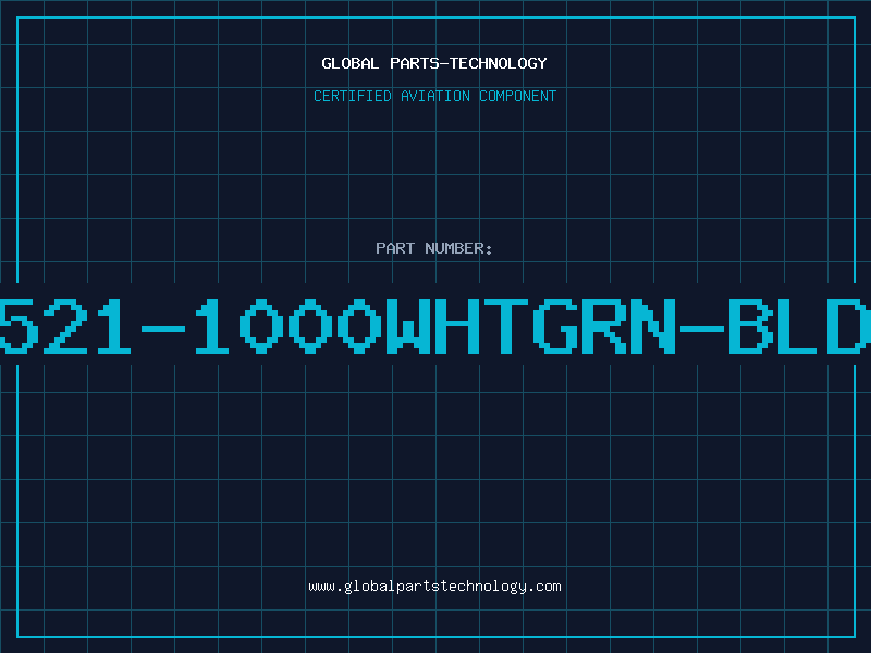 Aviation Part 8521-1000WHTGRN-BLDN
